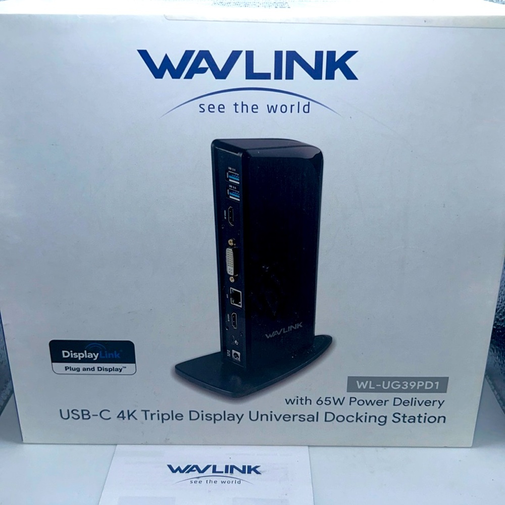 Wavlink WL-UG39PD1 USB-C Triple display Universal Docking Station